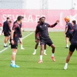 Djibril Sow, de nuevo al margen en la vuelta al trabajo del Sevilla