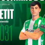 Gonzalo Petit, nuevo jugador del Betis hasta 2031
