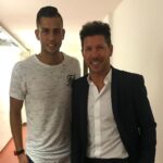 Así se conocieron Hancko y Simeone: «Era compañero de su hijo Giovanni y él vino a venos. Lo vi en el salón y le pedí una foto.