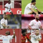 El Sevilla vuelve al trabajo con ocho bajas