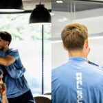 Carlos Soler y Yangel Herrera ya viven el día a día de la Real en Zubieta