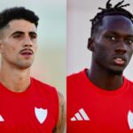El Sevilla se entrena sin Ejuke, pero con Cardoso y Mendy