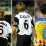El dorsal ‘6’ del Valencia se queda sin nombre propio por vez primera: desde Mendieta, pasando por Albelda y acabando con Guillamón