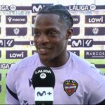 Etta Eyong se estrena con gol en el Levante: “Espero que sea el primero de muchos más”