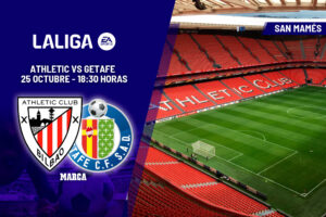 Athletic – Getafe: horario, dónde ver en TV y canal del partido de LaLiga EA Sports