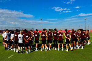 El Sevilla ultima la preparación del Trofeo Antonio Puerta