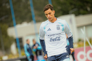 Valentín Gómez y un soñado debut con Argentina para seguir creciendo