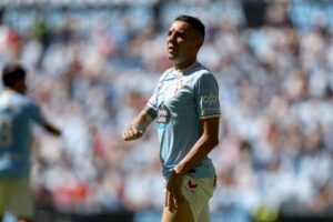Iago Aspas se pone a punto para llegar al partido ante la Juventus