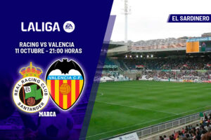 Racing de Santander – Valencia | Aguirre salta al césped