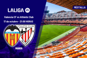 Valencia CF – Athletic Club: horario, dónde ver en TV y canal del partido de LaLiga EA Sports